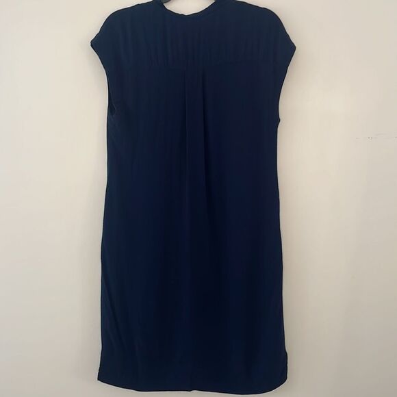 J.Crew Lightweight Viscose sleeveless dress in navy, size M - Picture 6 of 10